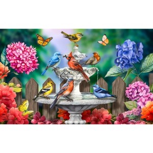 Briarwood Lane Spring Doormat 30x18 Indoor Outdoor Spring Bath Birds For Spring Doormat - 1 of 4