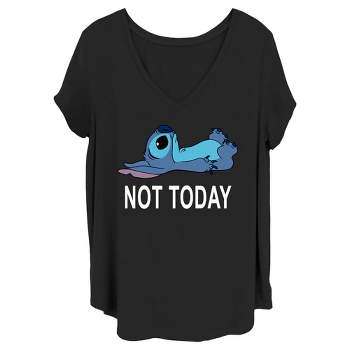 Junior's Women Lilo & Stitch Not Today T-Shirt
