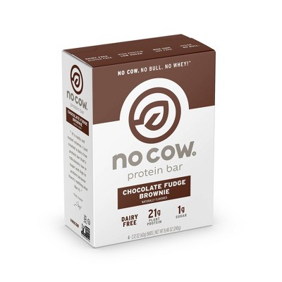 No Cow Protein Bars - Chocolate Fudge Brownie - 4pk
