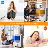 Costway Portable Air Cooler Fan & Heater Humidifier with Washable Filter Remote Control - 3 of 4