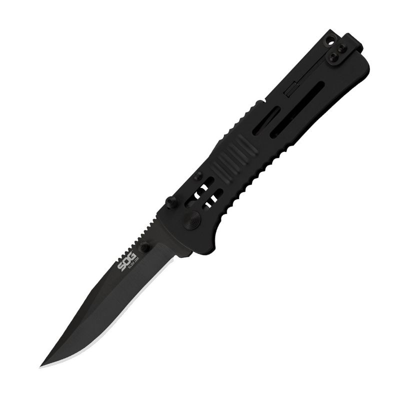 SOG SlimJim Folding Pocket Knife with Reversible Carry Clip, 6 of 12