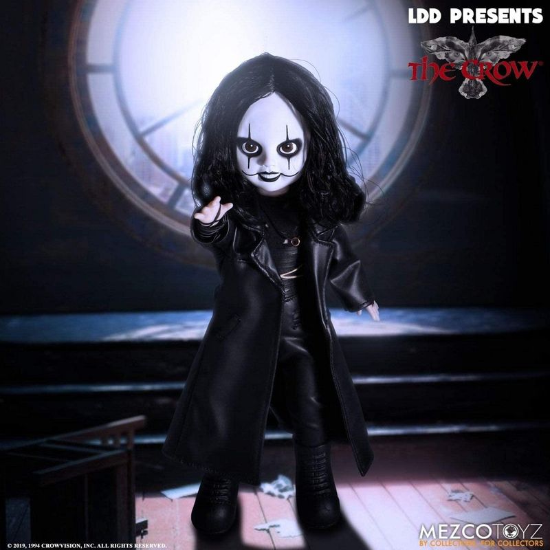 Mezco Toyz Living Dead Dolls Presents The Crow | 10 Inch Collectible Doll, 3 of 10