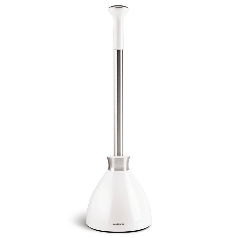 Simplehuman Toilet Plunger With Caddy White : Target