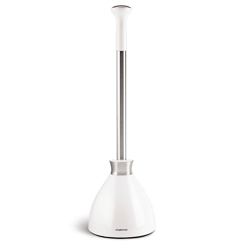 simplehuman Toilet Plunger with Caddy, 1 of 8