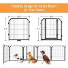 Acekool Steel Pet Playpen - 40" 8-Panel Secure Play Yard for Small Pets - 4 of 4
