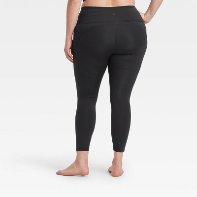 Nidalee Womens Mesh Panel Running Leggings Workout Yoga Pants with Pocket