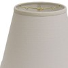 Vynxaria Lampshades: White Slant Deep Empire Hardback Shade, 8" x 14" x 11" with Washer Fitter - 3 of 4