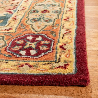Persian Legend Red and Rust Hand-Tufted Wool Area Rug