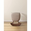 APRILSOUL Dining Chair FAS Grade Oak, natural wood, dirt-free solid wood. Living room, simple and natural,(Set of 4 pcs) - 4 of 4