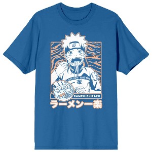 Naruto Shippuden Ramen Ichiraku Men's Blue T-Shirt - 1 of 2