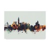 Trademark Fine Art -Michael Tompsett 'Taipei Taiwan Skyline Iv' Canvas Art - 2 of 4