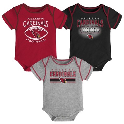 NFL Arizona Cardinals Baby Boys' Bodysuit Set 3pk - 18M