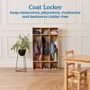 ECR4Kids Streamline 3-Section Coat Locker, 1 - 3 of 4