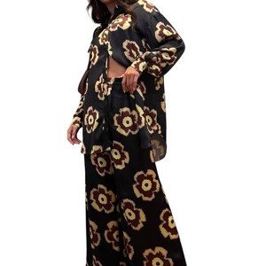 Women's Flower Power Trouser Pants - GLAMOROUS - 1 of 2