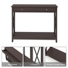 Console Table with Drawer and Storage Shelves, Foyer Entryway Sofa Table for Living Room and Hallway - 4 of 4