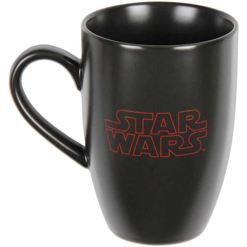Star Wars Imperial Logo Mug 16oz Sith Empire Ceramic Tea Coffee Cup Black, 2 of 4