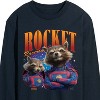Men's - Marvel - Guardians of the Galaxy Rocket Raccoon Long Sleeve Graphic T-Shirt - 2 of 4
