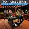 SereneLife SLPLTB76BL 76" Portable and Foldable Pool Table with Accessory Kit - 4 of 4