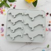 Unique Bargains Candy Mould 7-Cavity Dachshund Dog Candy Mould Hand Wash 6.77"x5.67"x0.63" 1 Pc - 2 of 4