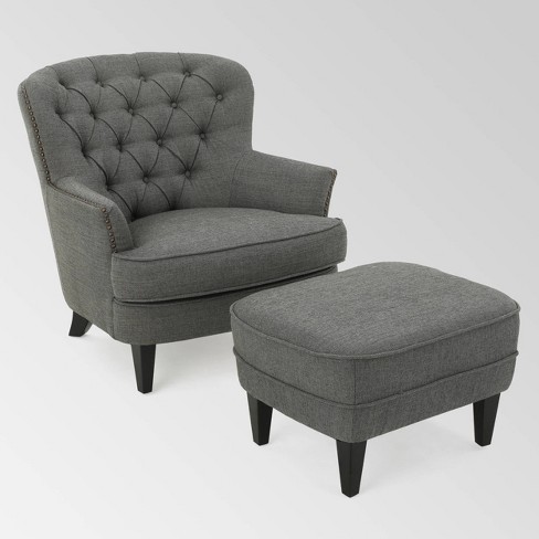 Tafton Club Chair And Ottoman Christopher Knight Home Target