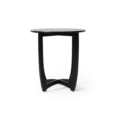 Christopher Knight Home Charlwood Acacia Indoor Dining Table Black