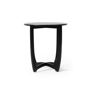 Christopher Knight Home Charlwood Acacia Indoor Dining Table Black - 1 of 4