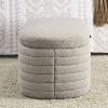 CAVINAS 45.5" Bench for Bedroom End of Bed, Upholstered Fabric Storage Chair, Modern Blanket Storage Chest for Bedroom, Living Room - 4 of 4