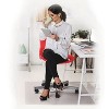 Ecotex Marlon BioPlus Rectangular Polycarbonate Chair Mat for Hard Floors, Rectangular, 35" w x 47" l, Clear - 2 of 4