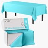 Crown Display 54" X 300' Roll In A Box Cut-To-Size Disposable Plastic Table Cover With Cutter - 2 of 4