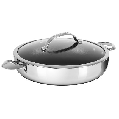 Cuisinart Matte 3qt Stainless Steel Chef's Pan With Cover Mw8935-24 - White  : Target