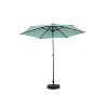 Okak 9 Ft Outdoor Patio Umbrella with 6 Sturdy Ribs Push Button Tilt Market Table Umbrella with Crank for Pool Deck Garden Backyard - 3 of 4