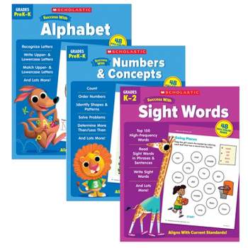 Scholastic Teaching Solutions Scholastic Early Learning Success Workbooks, 3 Book Set