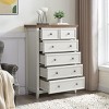 SEVOBAL Utility Storage Cabinets Modern 6 Drawer Dresser with Smooth Slide Rails and Anti-Tipping Device for Bedroom, Beige, 31.5"*15.75"*44.3" - 4 of 4