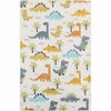 Unique Loom Whimsy Kids Dinotopia Botanical Indoor Woven Area Rug - 2 of 4