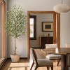 Artificial Olive Tree, Tall Fake Olive Trees with Realistic Trunk, Leaves, Fruits, Fake Olive Trees Potted Topiary Tree with Dried Moss for Home - 3 of 4