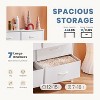 Bestier Dresser for Bedroom with 7 Fabric Drawers, Chest Organizer Units for Clothing, Closet, Bedroom, Storage Tower with Cabinet - 3 of 4
