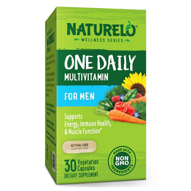 NATURELO One Daily Men Multivitamin Vegan Capsules - 30ct, 4 of 9