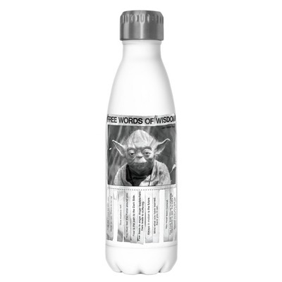 Thermos 12oz FUNtainer Water Bottle with Bail Handle - Gray Baby Yoda