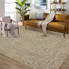 Modern Hallway Runner Rug, Washable Non-Slip Low Pile Carpet, Soft Stain-Resistant Faux Wool Rug for Kitchen, Bedroom - 2 of 4