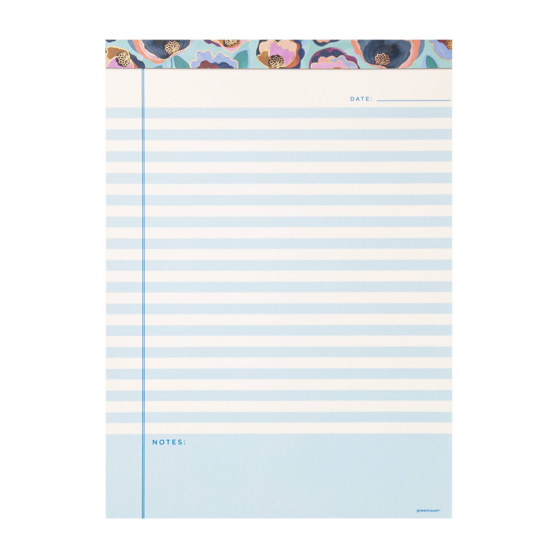 greenroom 3pk Legal Pad 11"x8.25" Blue: Writing Notepads, 150 Sheets, Special Rule, Uncoated Paper, Glue Binding