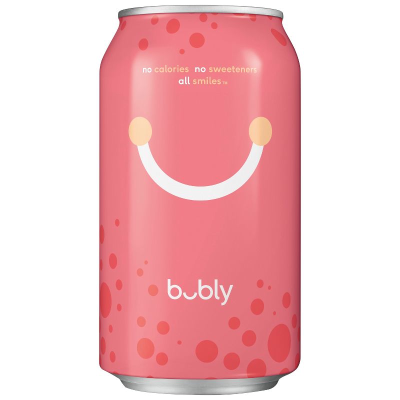 bubly Grapefruit Sparkling Water - 8pk/12 fl oz Cans, 4 of 10