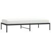 vidaXL Black Metal Single Bed Frame with Sturdy Powder-Coated Steel Construction - 3 of 4
