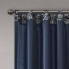 Gracie Mills Thornton Jacquard Curtain Panel Pair - 3 of 4