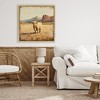 Stupell Industries Desert Cow Portrait Floating Frame Canvas Art - 3 of 4