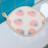 Unique Bargains Pot Holders Textured Persimmon Design Silicone Cotton Cloth Orange - 4 of 4