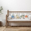 1pc 18"x18" Stupell Industries Inspiring Dinos and Rainbow Square Kids' Throw Pillow - 2 of 4