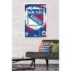 Trends International NHL New York Rangers - Maximalist Logo 23 Framed Wall Poster Prints - 2 of 4