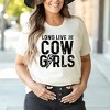 Simply Sage Market Women's Long Live Cowgirls Lightning Bolt Short Sleeve Graphic Tee - 2 of 2