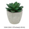 Unique Bargains Artificial Plants Plastic 2.76"x2.76"x3.15" 1Pc - 3 of 4