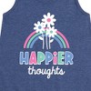 Girls' - Instant Message - Happier Thoughts Graphic Sleeveless Aline Dress - 2 of 4